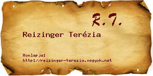 Reizinger Terézia névjegykártya